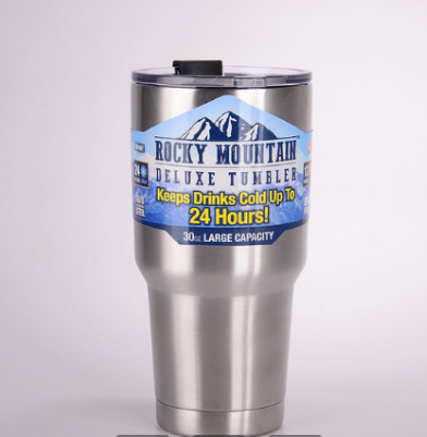 Creative Stainless Steel Snowman Insulated Beer Mug