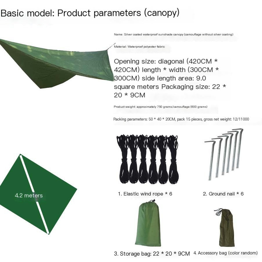 Multi-Functional Waterproof Outdoor Triangle Tent