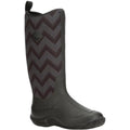Muck Boot Womens Hale Multi-Season Black/Purple Chevron 5 Regular US