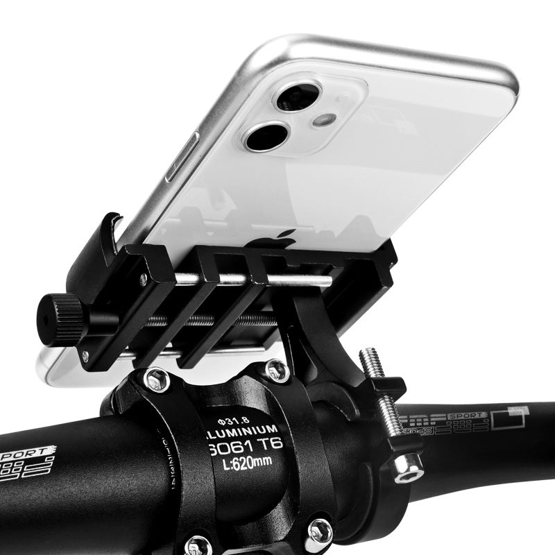 Aluminum Alloy Phone Mount for Motorcycles and Bicycles