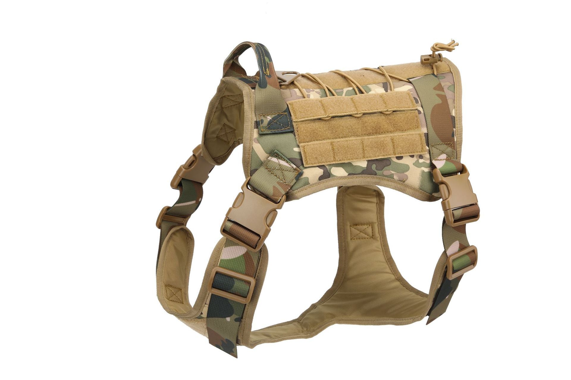 Camouflage Tactical Vest for Large Dogs