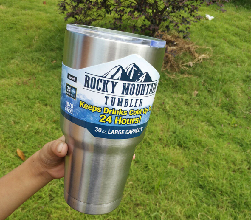 Creative Stainless Steel Snowman Insulated Beer Mug