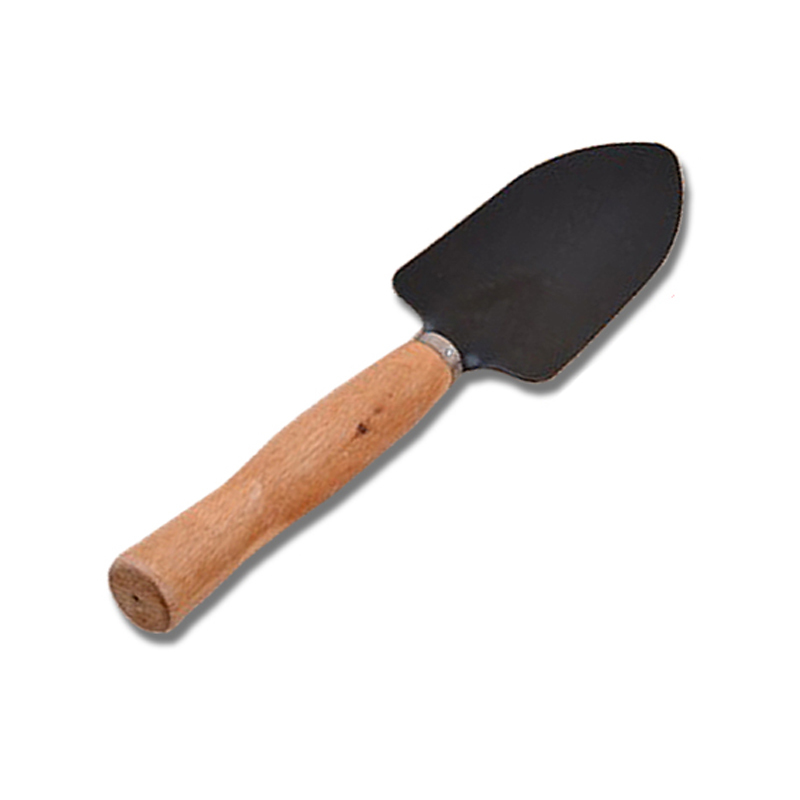 3Pcs Garden Hand Tools Set Iron Gardening Shovel Spade Rake Trowel Wood Handle - Image 5
