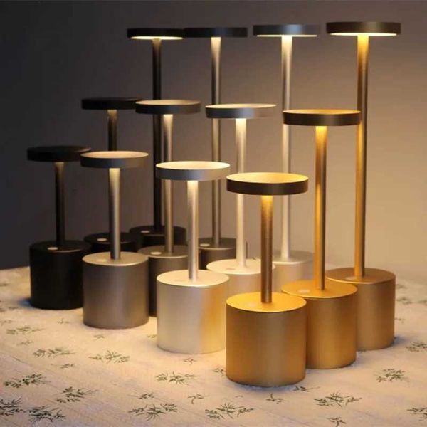 Modern Aluminium Led Dimmable Restaurant Cordless Table Lamp With Usb Rechargeable 5200ma Battery For Hotel Ktv Bar Dinning Room Z250211