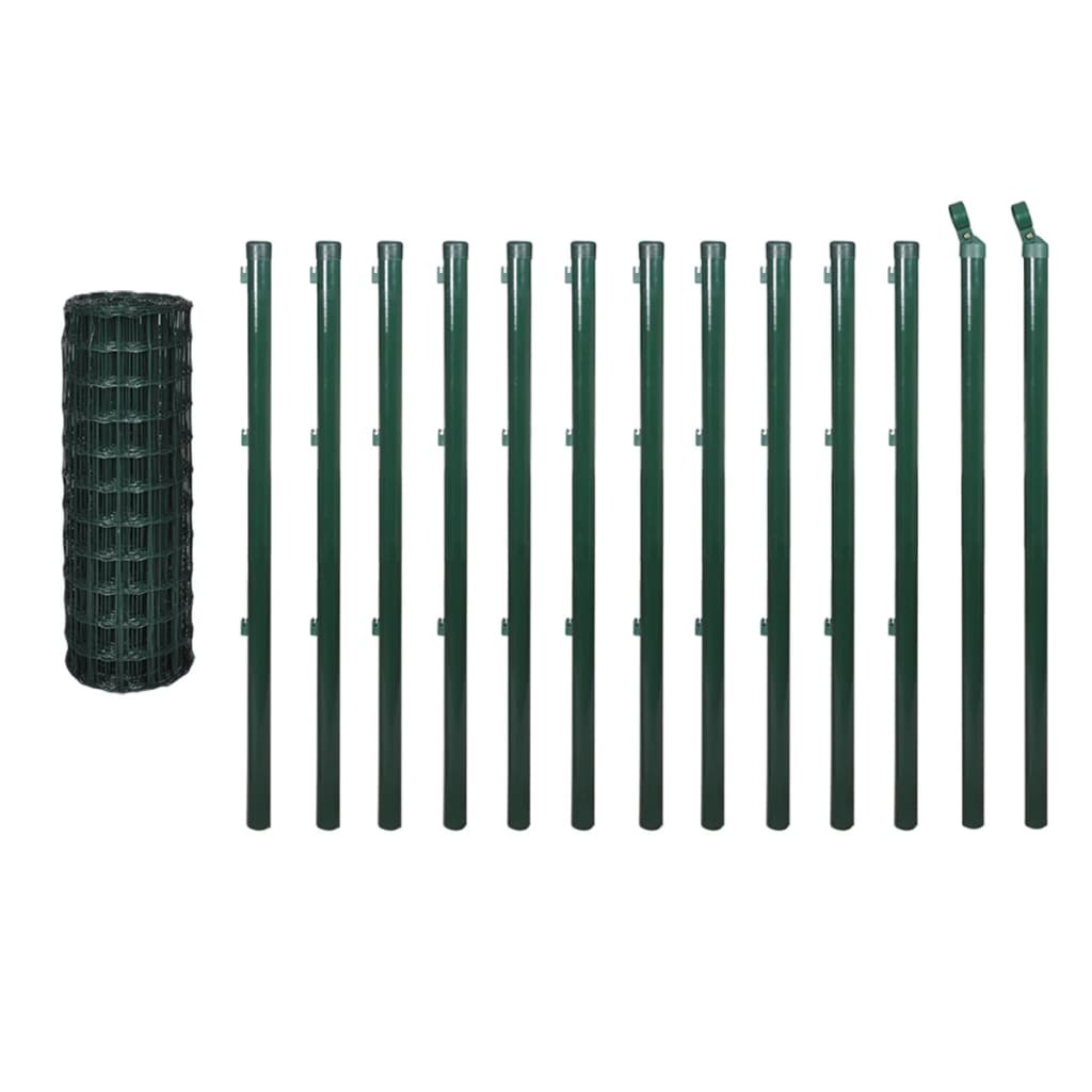 Euro Fence Steel 82ftx3.9ft Green - Image 2