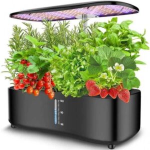 Hydroponics Growing System kit 12 Pods Herb Garden with Grow Iight Adjustable Height Up to 12inch Growing Kit Indoor C250919