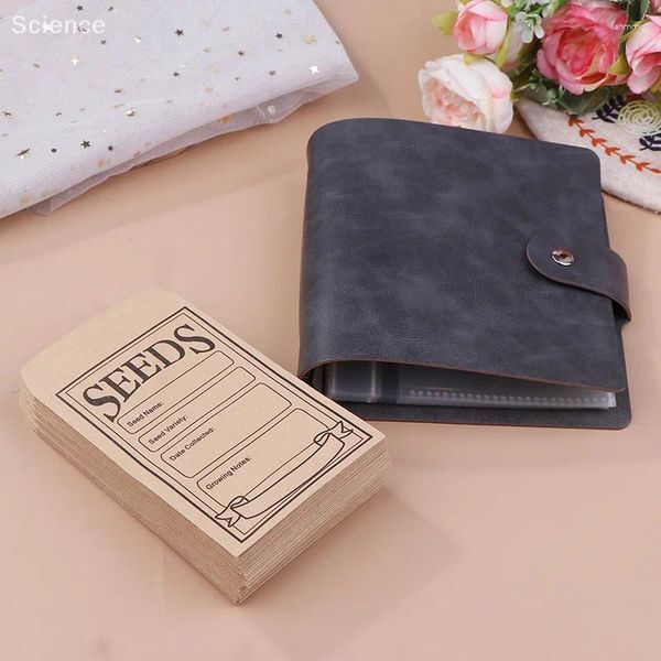 Gift Wrap 1 Set Garden Seeds Storage Organizers Seed Organizer Binder With 50pcs Self-Sealing Envelopes Packet