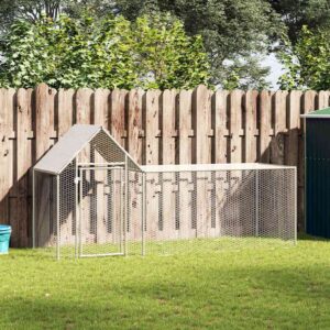 Chicken Coop 9.8’x3.3’x4.9’Galvanized Steel