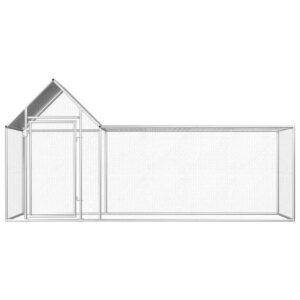 Chicken Coop 9.8’x3.3’x4.9’Galvanized Steel