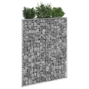 Trapezium Gabion Raised Bed Galvanized Steel 31.5″x7.9″x39.4
