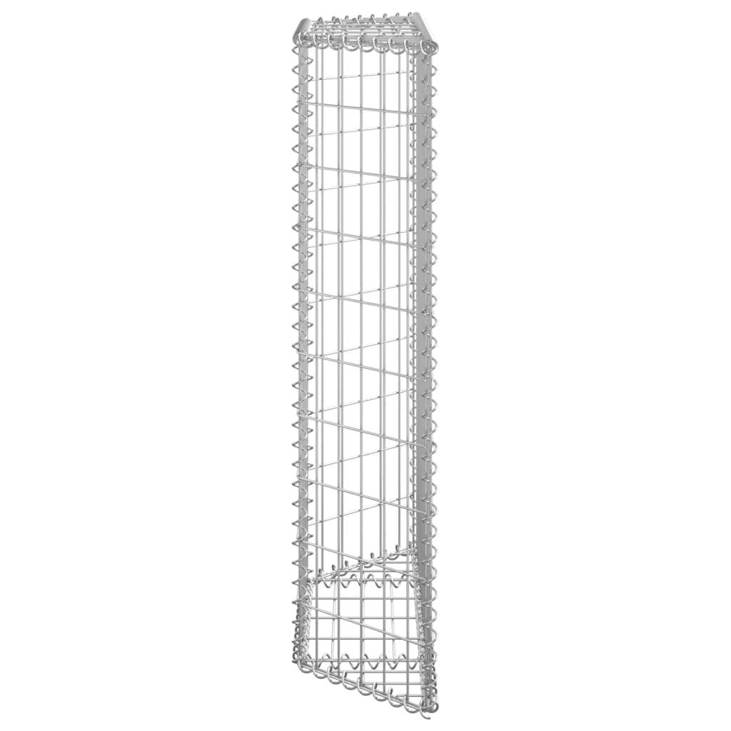 Trapezium Gabion Raised Bed Galvanized Steel 31.5"x7.9"x39.4 - Image 4