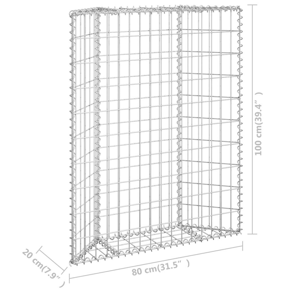 Trapezium Gabion Raised Bed Galvanized Steel 31.5"x7.9"x39.4 - Image 7