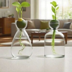 Creative Seed Glass Vase Home Desktop Decoration Hydroponic Ornament Gardening Lovers 26L0115