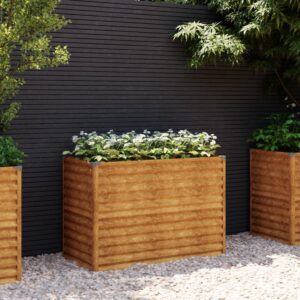 Garden Raised Bed 100×50 x 27.2 ” Corten Steel