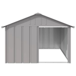 Dog House Gray 45.9″x60.2″x32.1″ Galvanized Steel