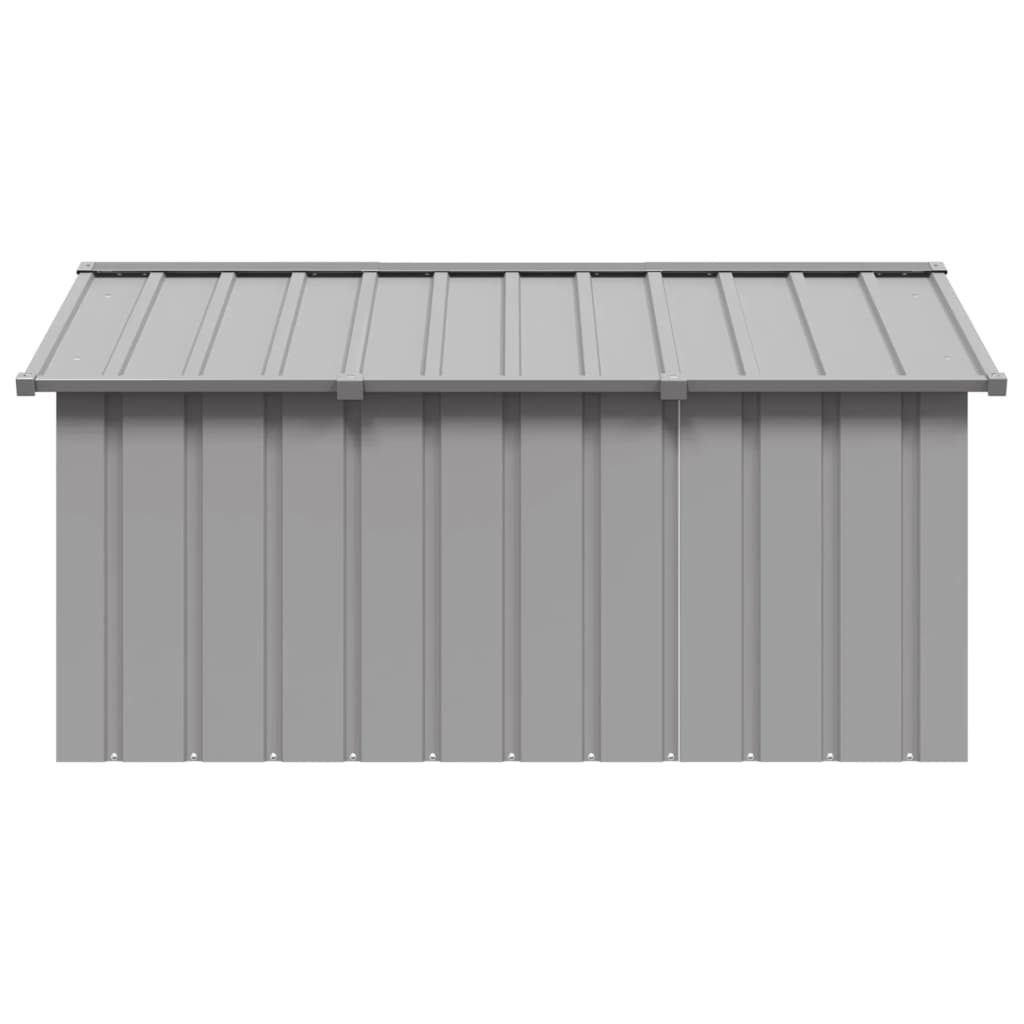 Dog House Gray 45.9"x60.2"x32.1" Galvanized Steel - Image 3