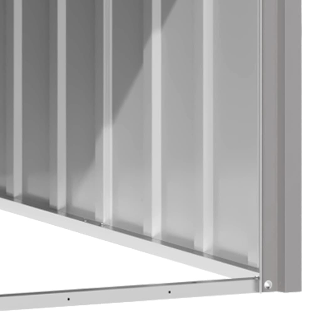 Dog House Gray 45.9"x60.2"x32.1" Galvanized Steel - Image 4