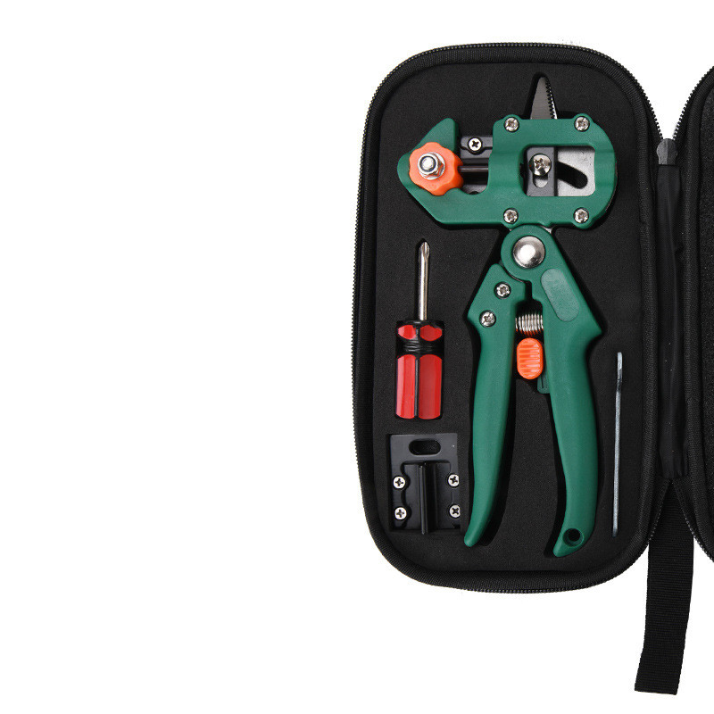 Color: 2 green style - Grafting Pruning Shears For Grafting Fruit Tree Seedlings