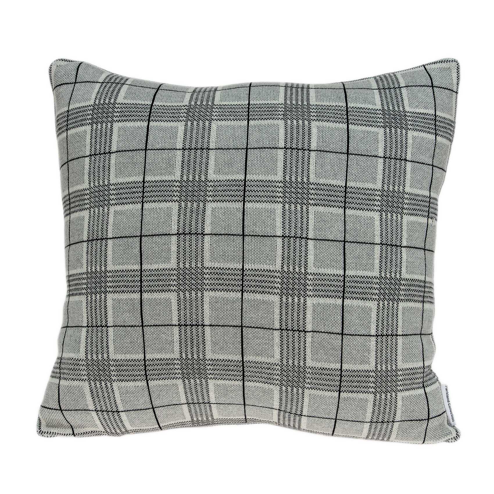20" X 7" X 20" Transitional Gray Accent Pillow Cover With Poly Insert - Image 2