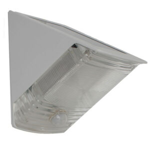 Maxsa SOLAR-POWERED MOTION-ACTIVATED WEDGE LIGHT – WHITE (RESHIPPABLE BOX)