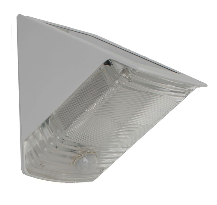 Maxsa SOLAR-POWERED MOTION-ACTIVATED WEDGE LIGHT - WHITE (RESHIPPABLE BOX)