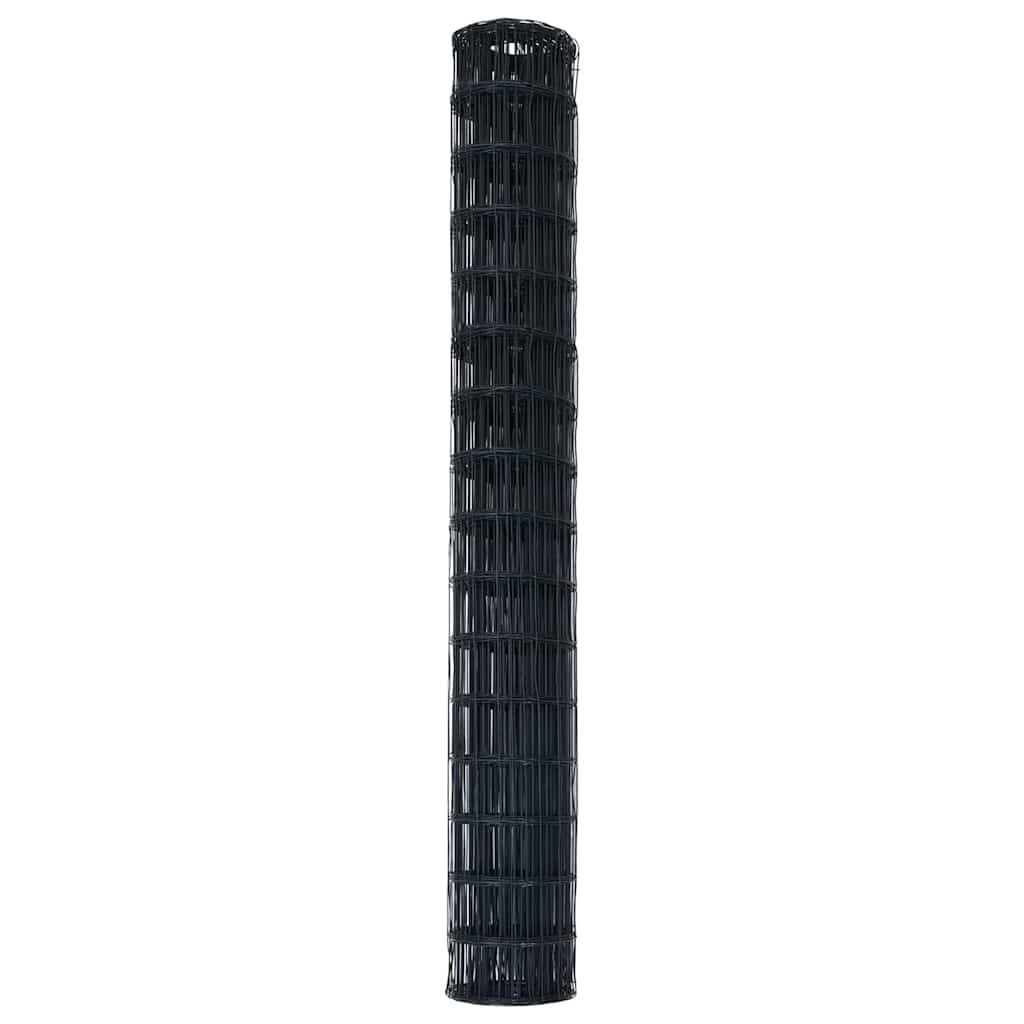 Euro Fence 5.25 x 32.81 ft PVC-coated iron Grey - Image 6