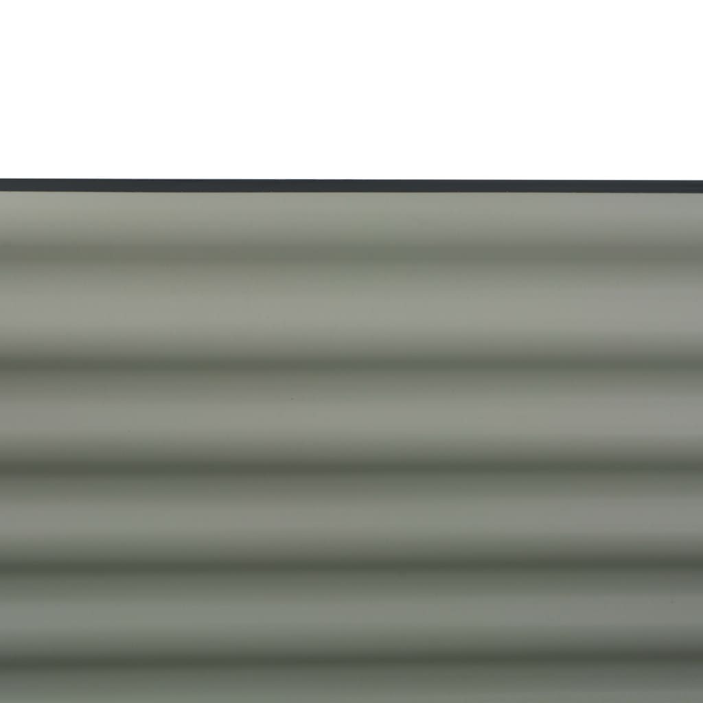 Garden Raised Bed 63"x31.5"x31.9" Galvanized Steel Gray - Image 5