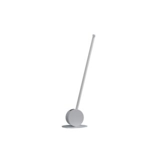 23″ White Metal Leaning Stick LED Table Lamp