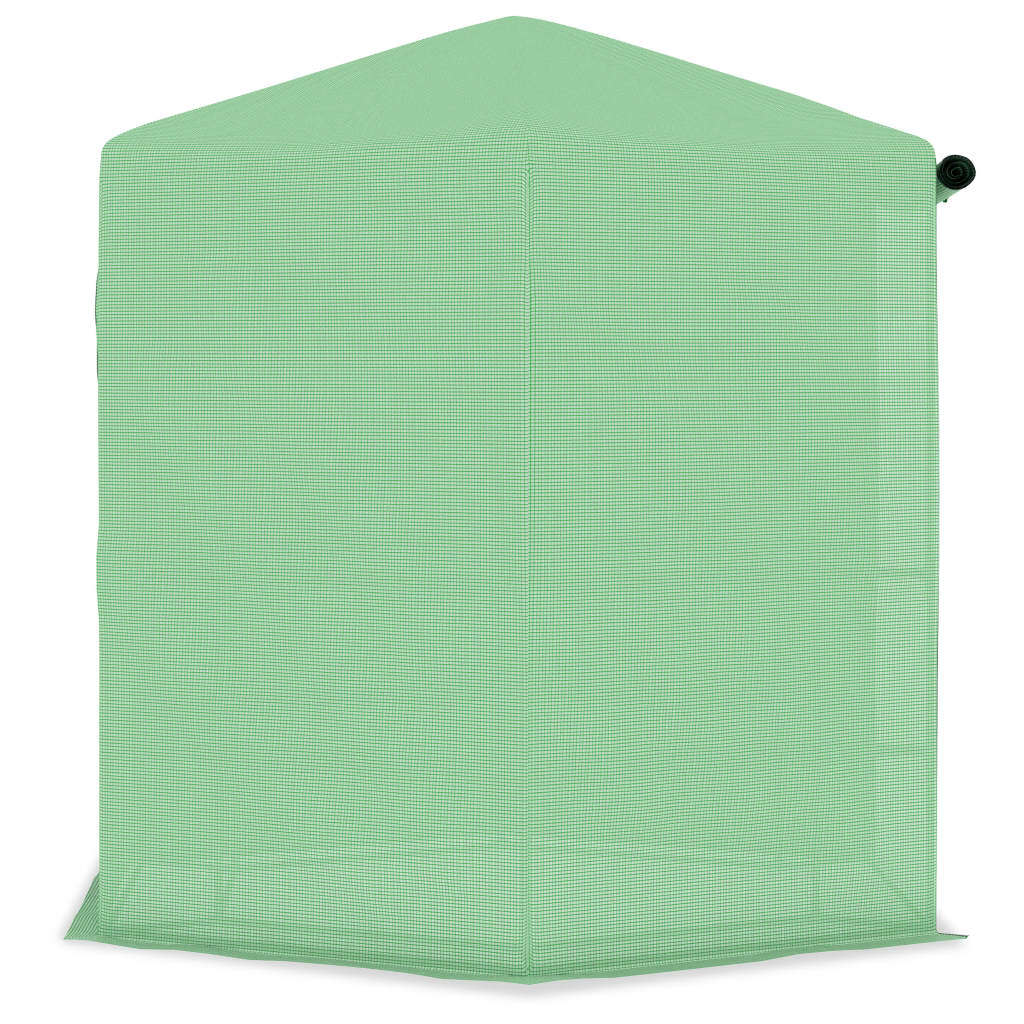 Greenhouse with Shelves Steel 89.4"x87.8 - Image 5