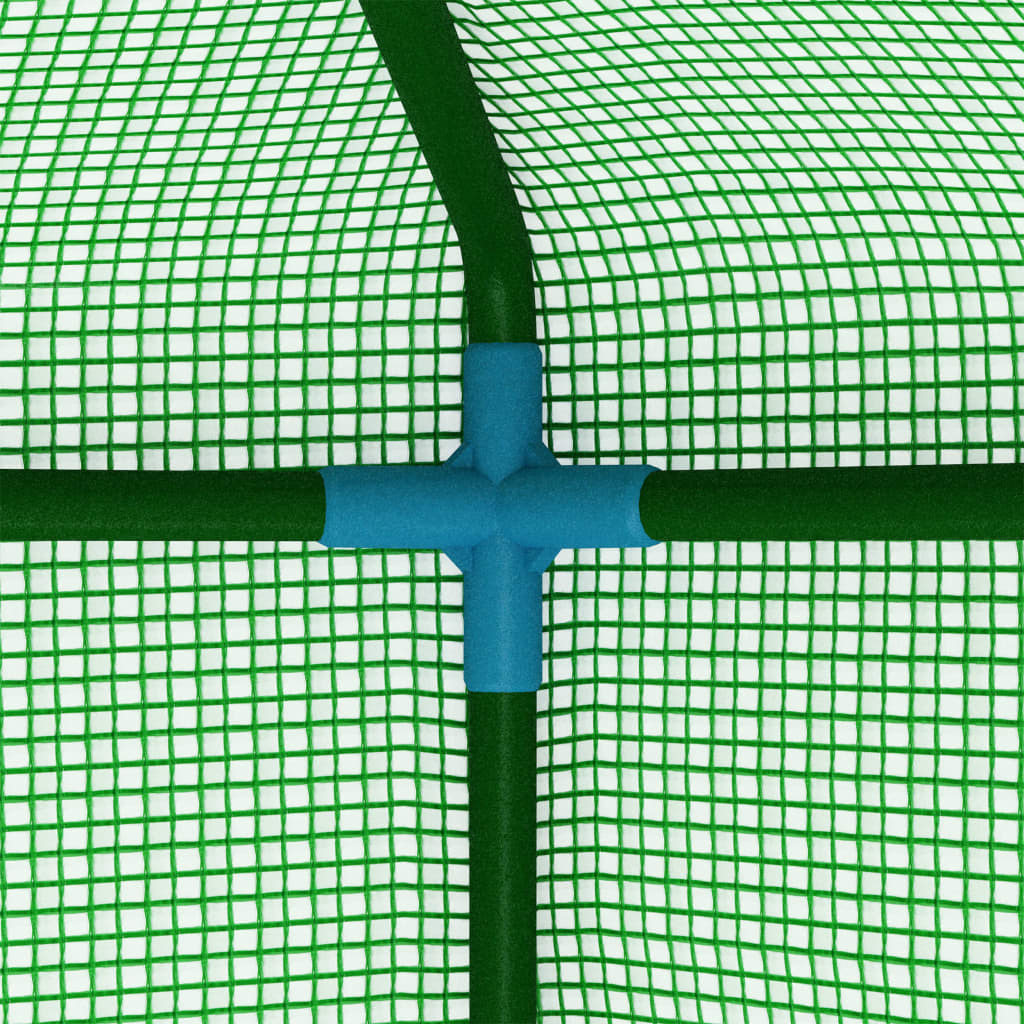 Greenhouse with Shelves Steel 89.4"x87.8 - Image 7