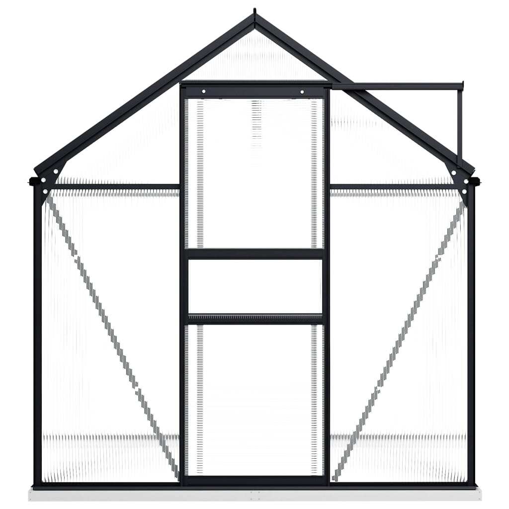 Greenhouse with Base Frame Anthracite Aluminum 38.9 ft - Image 3