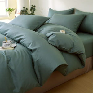 Pattern: Spruce Green, Size Specification: 1.8m Bed Sheet – Duvet Cover Bedspread Sheets And Fitted Sheets Bedding Essentials