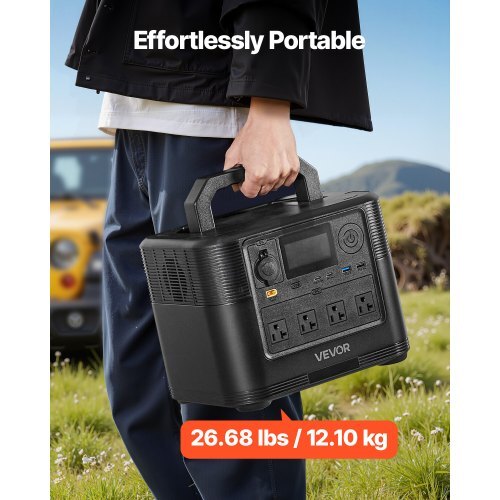 Portable Power Station, 1800W Solar Generator Power Station, 1008Wh LiFePO4 Battery Backup with 9 Output Ports for for Home Emergency, Outdoor Camping, RV Travel (Solar Panel NOT Included) - Image 4