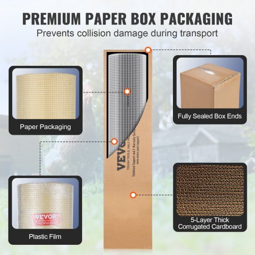 Hardware Cloth 1/4 inch 36 inch x 50 ft 23 Gauge Chicken Wire Fence, Hot-Dip Galvanized After Welding Metal Wire Mesh Roll, Garden Plant Welded Fencing Roll Supports Poultry Netting Cage Fence - Image 5