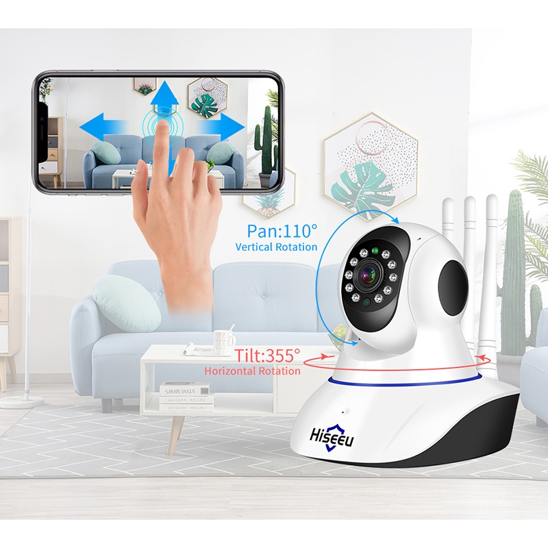 Hd Ip Wireless Camera Wifi Smart Home Security Camera Surveillance 2-way Audio Pet Camera Baby Monitor 1080P HD+64G memory - Image 4