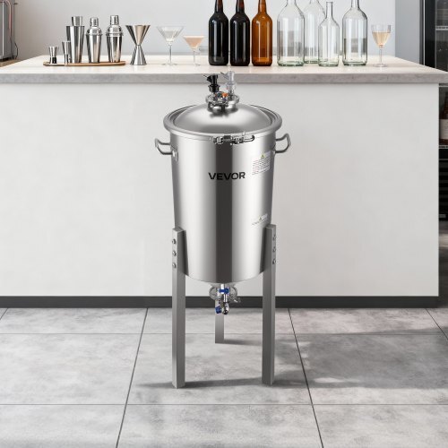 Pressure Fermenter 15 PSI, 8 Gal/30L All-in-One Stainless Steel Conical Secondary Fermentation Bucket, for Wine, Beer Brewing Equipment - Image 7