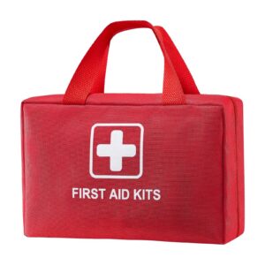 First Aid Kit, 500 Pieces, 600D Nylon Large Survival First Aid Bag, Emergency Medical Supplies, for Home, Car, Office, Travel, Camping, Truck, Hiking, Sports, Vehicle and Outdoor Emergencies