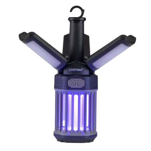 Outdoor Bug Zapper with Foldable Camping Lantern USB-C Rechargeable Electric Mosquito Killer