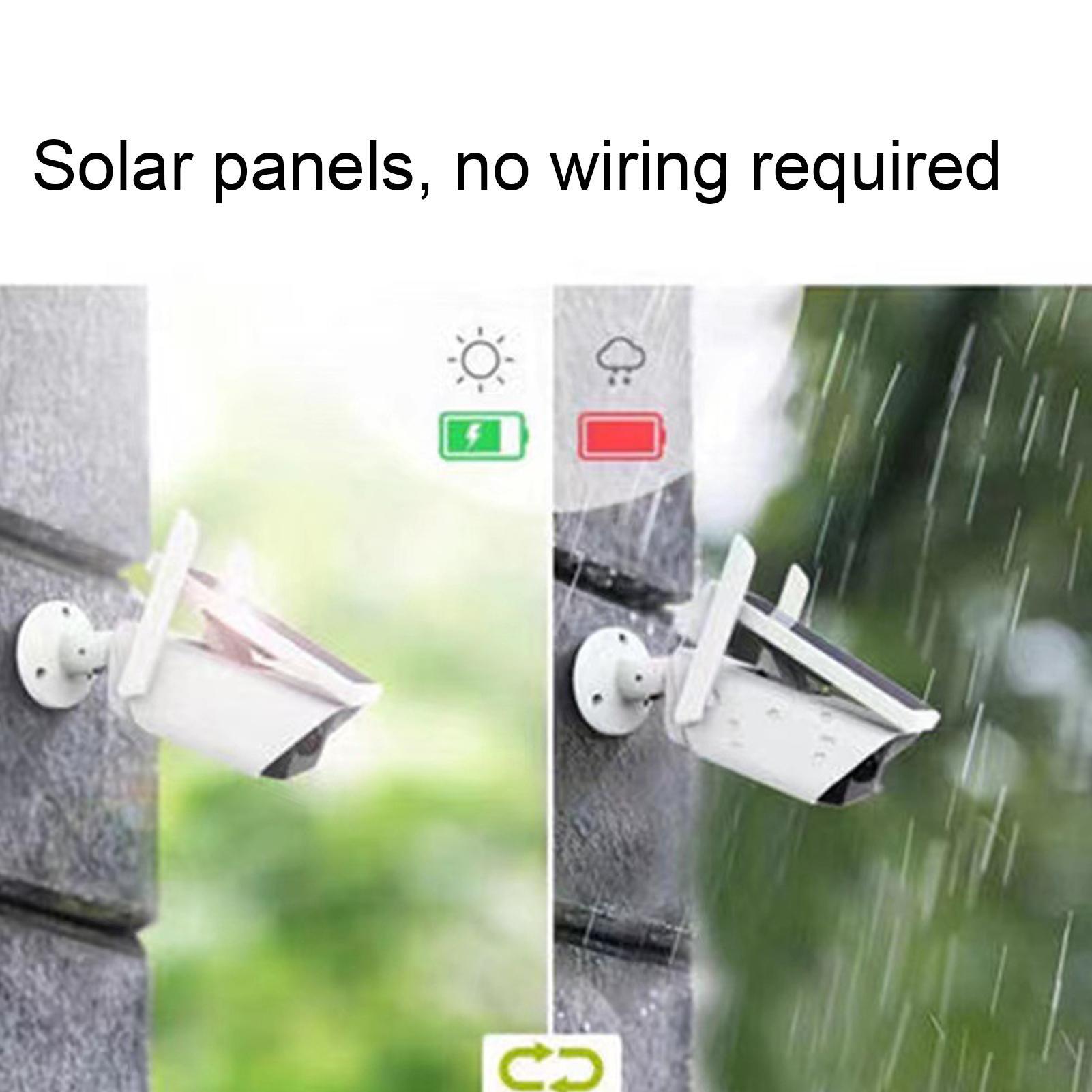Solar Camera Wireless Outdoor WiFi 8W Solar Battery Powered 3MP Security Camera With Solar Panel For Home Office School with 2 batteries - Image 2