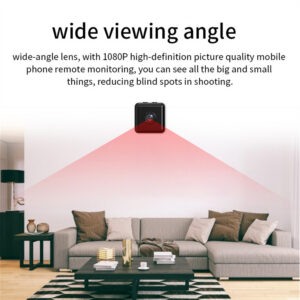 Mini Camera 1080P HD Ultra Clear Image Camera Mini Video Cam With IR-CUT Motion Detection Night Vision Function Video Record Camcorder For Home Security Guard black