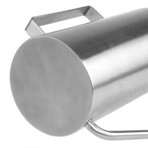 1.5L Stainless Steel Watering Flower Kettle Long Mouth Watering Pot Gardening Tools silver