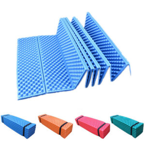 Ultralight Foam Outdoor Camping Mat Easy Folding Beach Tent Sleeping Pad Waterproof Mattress 190 * 57 * 2 cm Orange_190 * 57 * 2CMOrangeDark greenredblue
