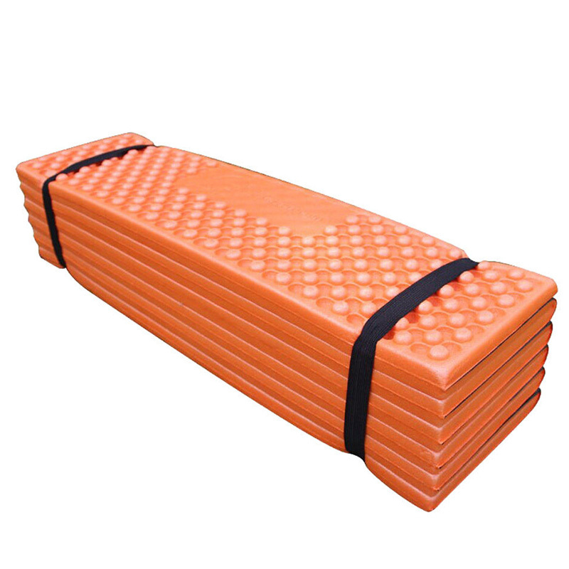 Ultralight Foam Outdoor Camping Mat Easy Folding Beach Tent Sleeping Pad Waterproof Mattress 190 * 57 * 2 cm Orange_190 * 57 * 2CMOrangeDark greenredblue - Image 5