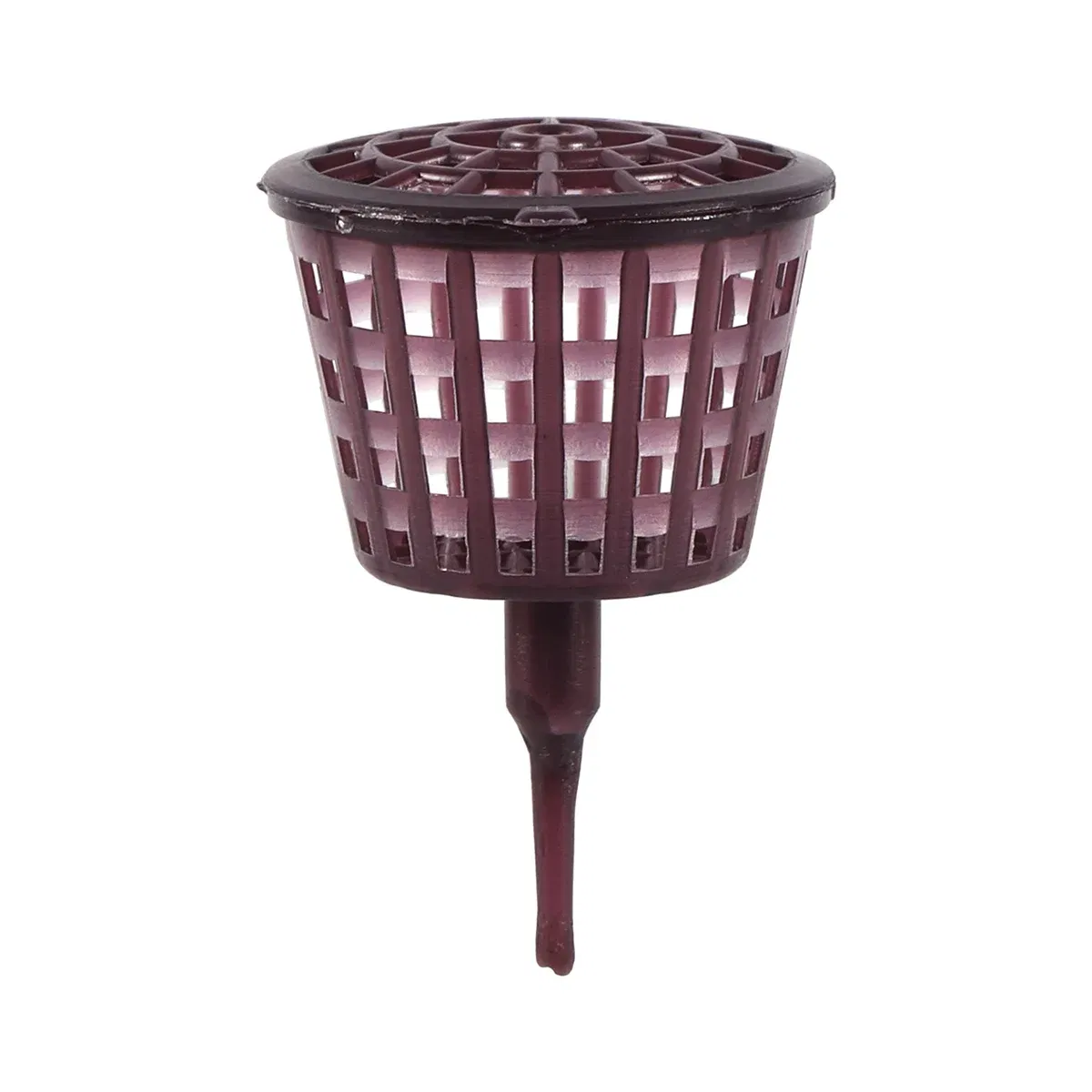 Color: Burgundy, Sheet Size: Small - Plastic Fertilizer Basket Automatic Fertilization Box Garden Greenhouse Yard Bonsai Reusable Portable Flower Orchid Nursery Tool - Image 4