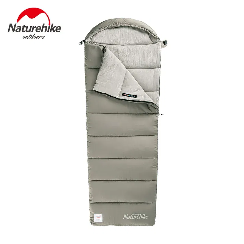 Color: Light Grey, Ships From: CHINA - Naturehike Sleeping Bag Lightweight Waterproof Sleeping Bag Outdoor Camping Sleeping Bag Ultralight Cotton Winter Sleeping Bag