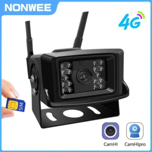 Sensor Size: 1/2.5”, Plug Type: EU Plug, Ships From: CHINA – With 3G 4G Sim Card 5MP WIFI IP Wireless Outdoor Security Camera 1080P CCTV Home Surveillance Metal Shell P2P Camhi For Car