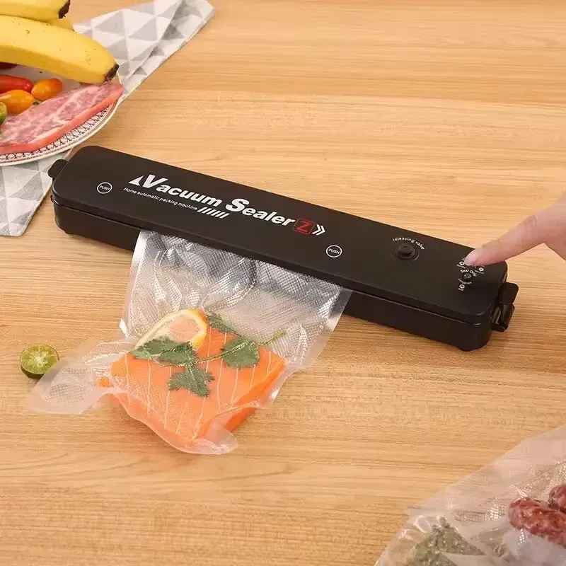Color: WHITE - Automatic packaging machine food vacuum sealing machine portable household vacuum food sealing kitchen helper 220V - Image 6