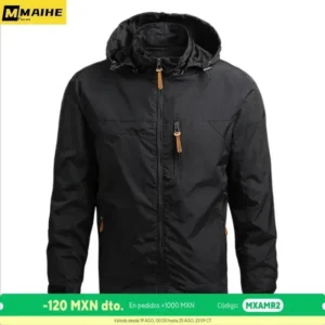 Color: black, Size: XXXL – Gorpcore Jacket Men’s Military Tactical Hunting Jacket Men’s Autumn Casual Waterproof Windbreaker Men’s Coat Pocket Work Clothes