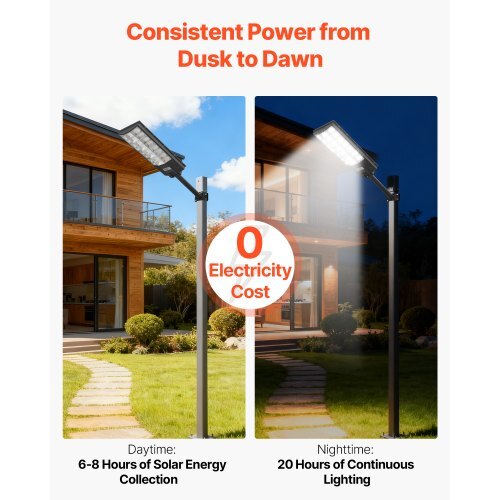 8000W Solar Street Lights Outdoor, 450000LM, Commercial Parking Lot Lights Dusk to Dawn, LED Flood Security Lamp with Motion Sensor, IP65 Waterproof Outdoor Lighting, for Driveway Yard, 3 Pack - Image 2