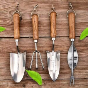 Wooden Handle Steel Gardening Tools Small Shovel